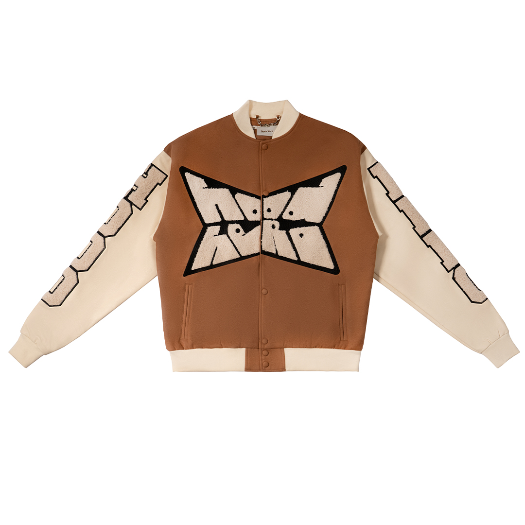 Varsity Jacket Moon - Brown